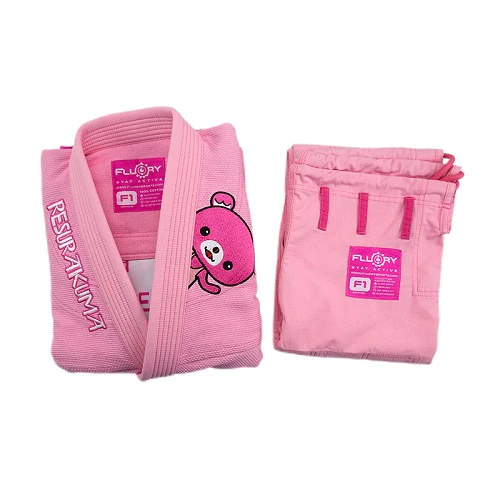 Fluory Grappling Resurakuma BJJ Gi Pink - Image 3