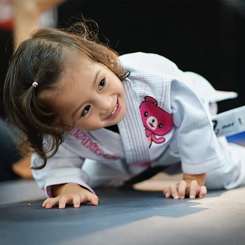 Fluory Grappling Resurakuma Kids BJJ Gi Pink - Image 6