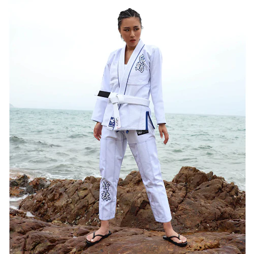 Fluory Grappling White Crane BJJ Gi White - Image 4