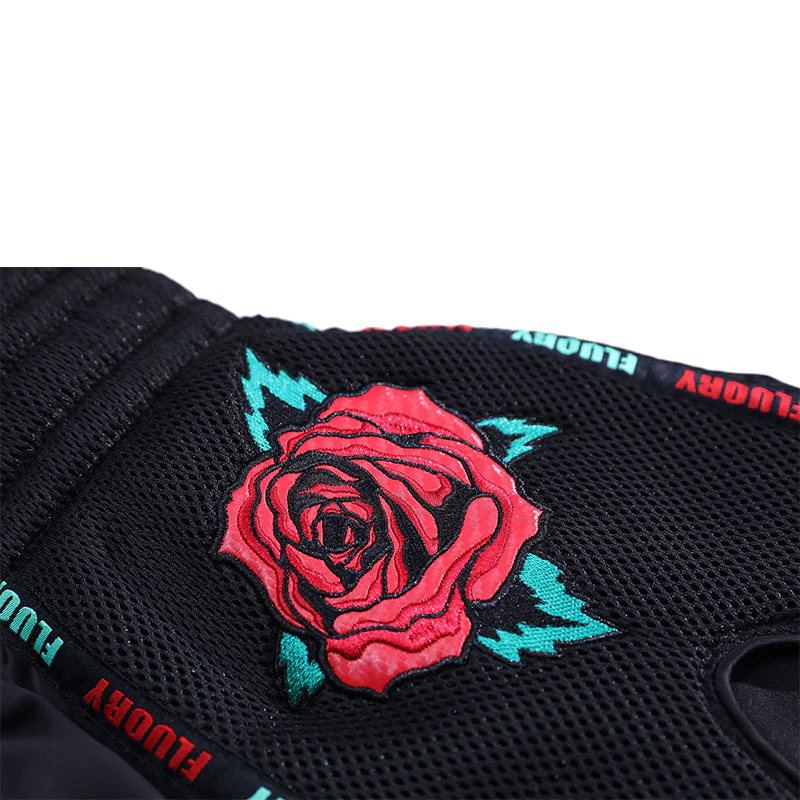 Fluory Guns & Rose Muay Thai Shorts Black - Image 3