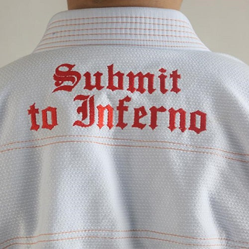 Fluory Grappling Inferno BJJ Gi White - Image 4