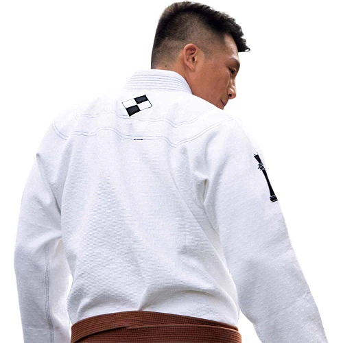 Fluory Grappling Mastermind BJJ Gi White - Image 3