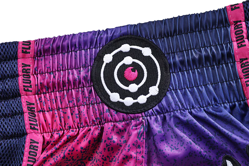 Fluory Rebellion Muay Thai Shorts Purple - Image 4