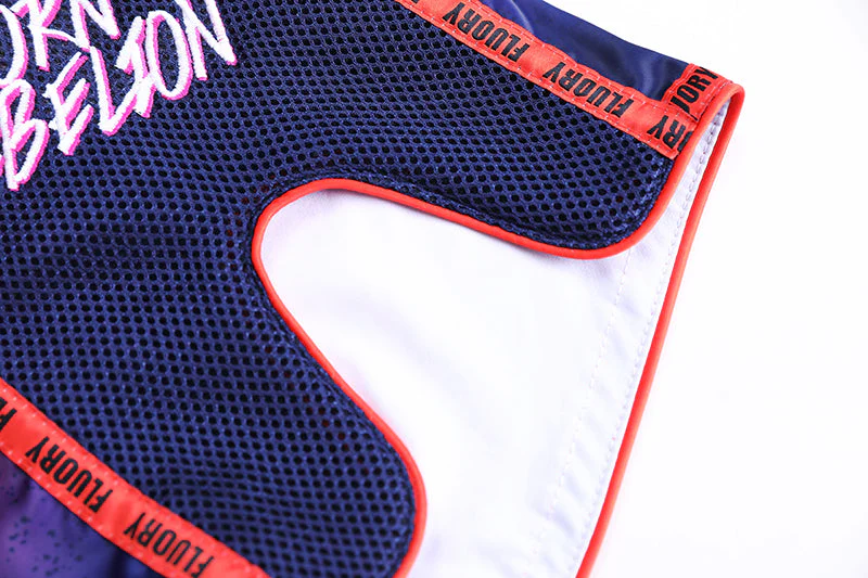 Fluory Rebellion Muay Thai Shorts Red - Image 7