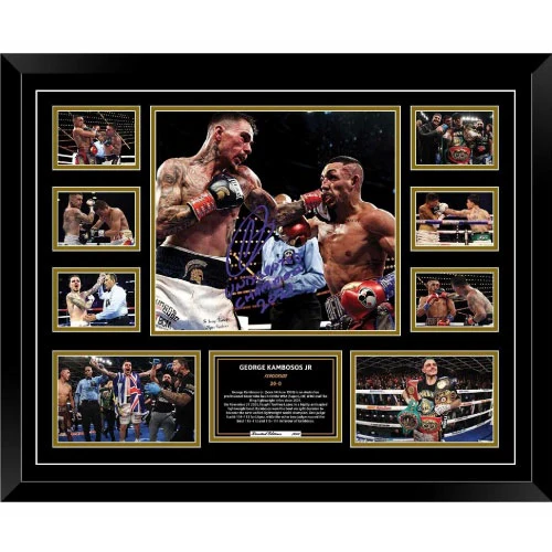 George Kambosos Vs Teofimo Lopez Signed Photo Limited Edition