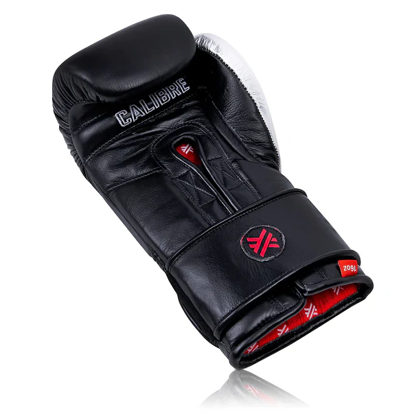 Guarded Combat Calibre Pro Boxing Gloves Strap Black-Chrome - Image 3