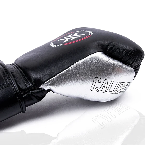 Guarded Combat Calibre Pro Boxing Gloves Strap Black-Chrome - Image 4