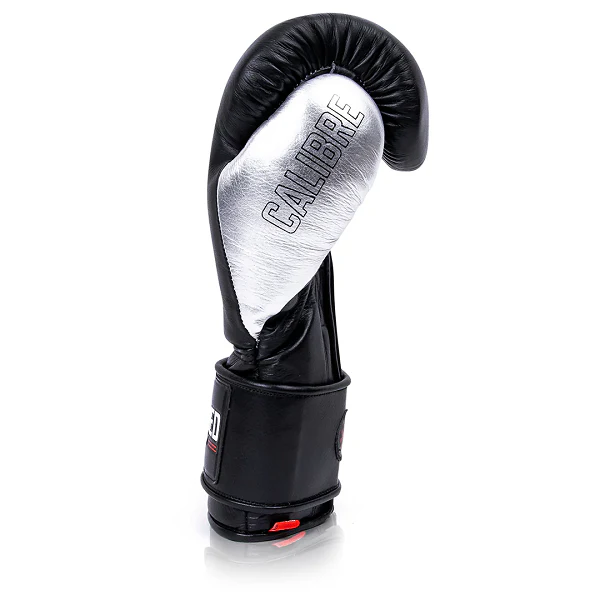 Guarded Combat Calibre Pro Boxing Gloves Strap Black-Chrome - Image 5