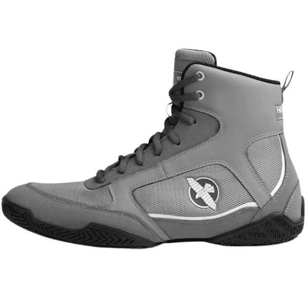 Hayabusa Grey Pro Boxing Shoes - Image 2