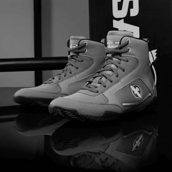 Hayabusa Grey Pro Boxing Shoes - Image 4