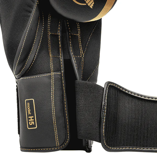 Hayabusa H5 Boxing Gloves Black-Gold - Image 2