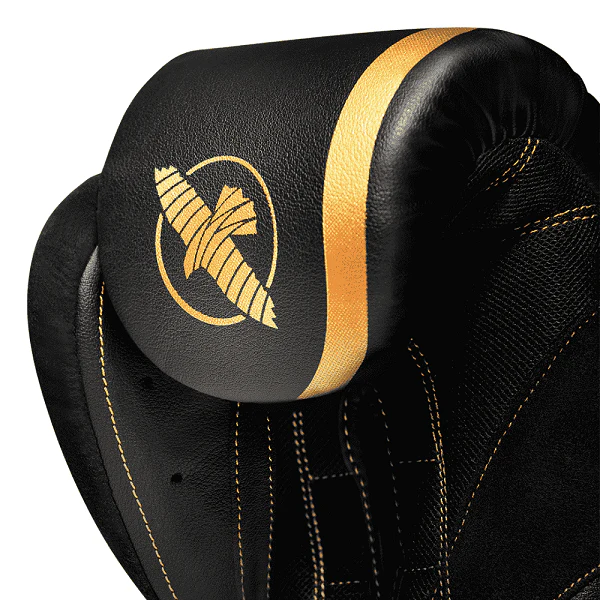 Hayabusa H5 Boxing Gloves Black-Gold - Image 3