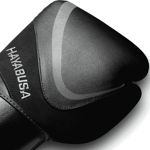 Hayabusa H5 Boxing Gloves Black-Grey - Image 2