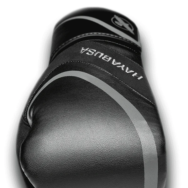 Hayabusa H5 Boxing Gloves Black-Grey - Image 3