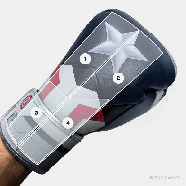 Hayabusa Marvel Captain America (Sam Wilson) Boxing Gloves - Image 4