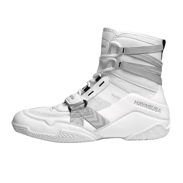 Hayabusa Strike Boxing Shoes White - Image 2