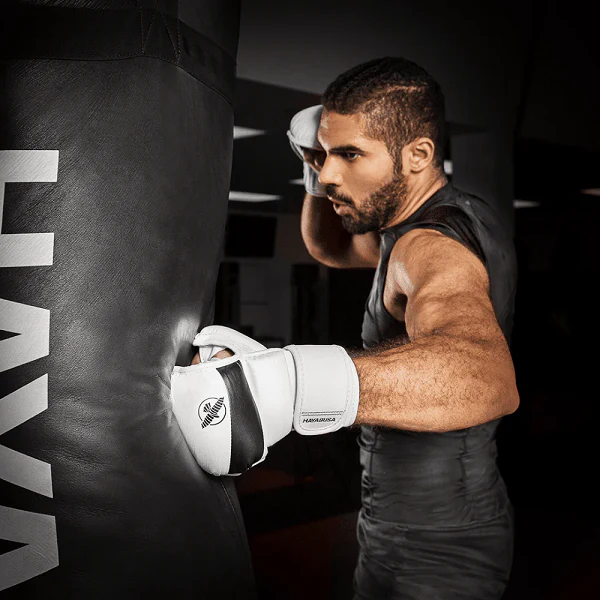 Hayabusa T3 7oz Hybrid MMA Gloves White - Image 4