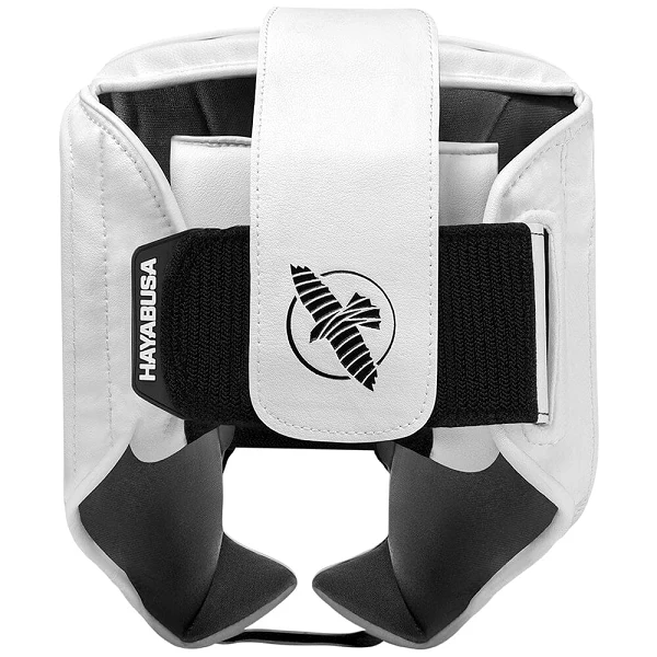 Hayabusa T3 Chinless Boxing Headgear White - Image 2