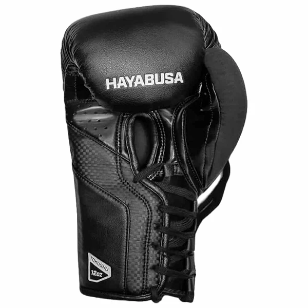 Hayabusa T3 Lace Boxing Gloves Black - Image 3