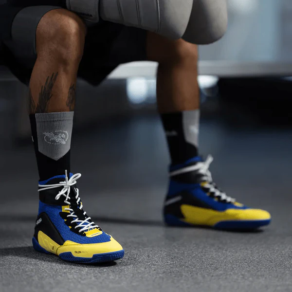 Hayabusa Talon Boxing Shoes Blue - Image 3