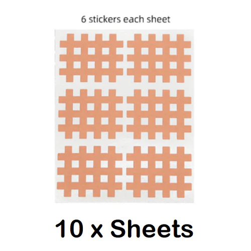Kindmax Kinesiology Cross Pads 10 sheets - Image 3