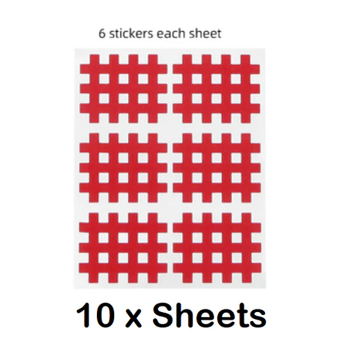 Kindmax Kinesiology Cross Pads 10 sheets - Image 5