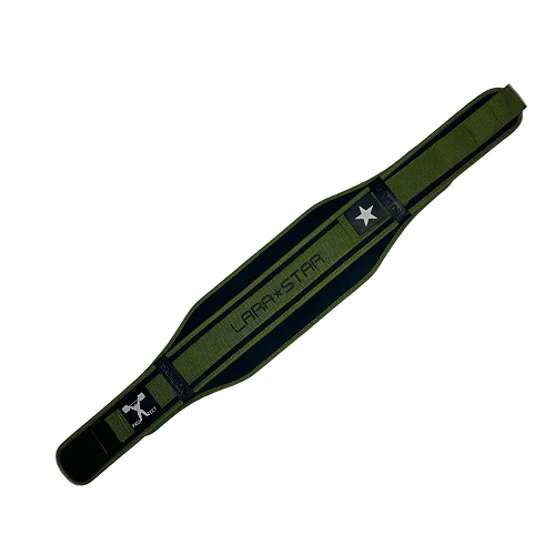 Lara Star Weightlifting Belt Army Green - Image 3