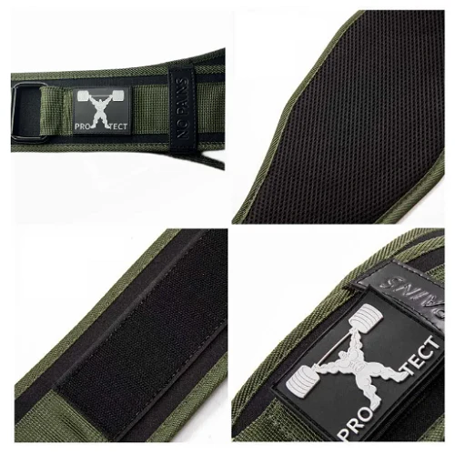 Lara Star Weightlifting Belt Army Green - Image 4