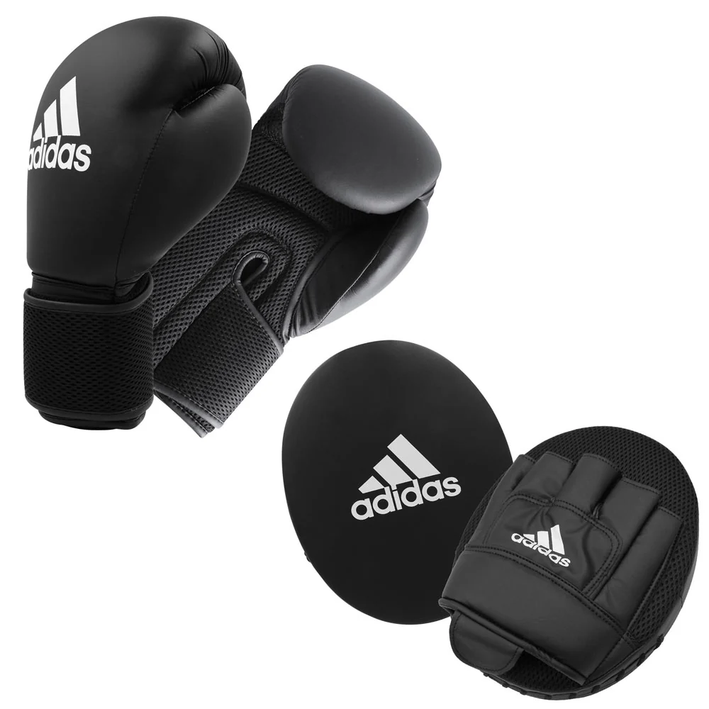Adidas Boxing Gloves Focus Mitts Combo