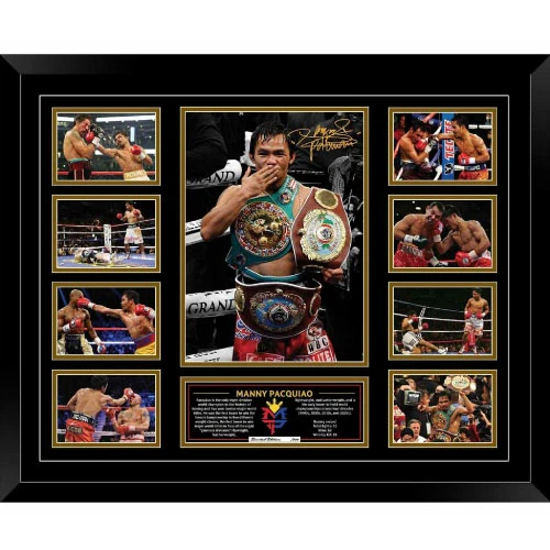 Manny Pacquiao Signed Photo Framed Limited Edition