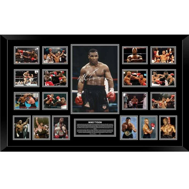 Mike Tyson Heavyweight Champ Signed Photo Framed Limited Edition