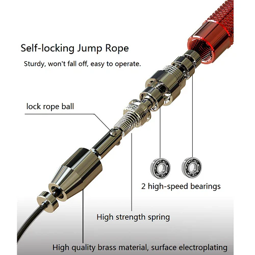 Mogold Professional Weight Adjusted Speed Skipping Rope - Image 6