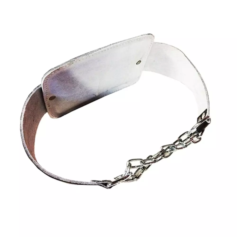 Morgan Platinum Leather Dipping Weight Belt - Image 3