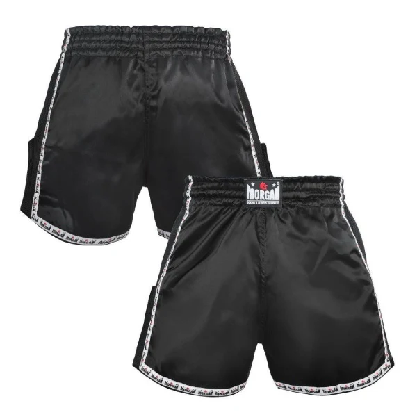 Morgan Muay Thai Retro Shorts Black