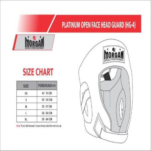 Morgan Boxing Leather Open Face Headgear - Image 10