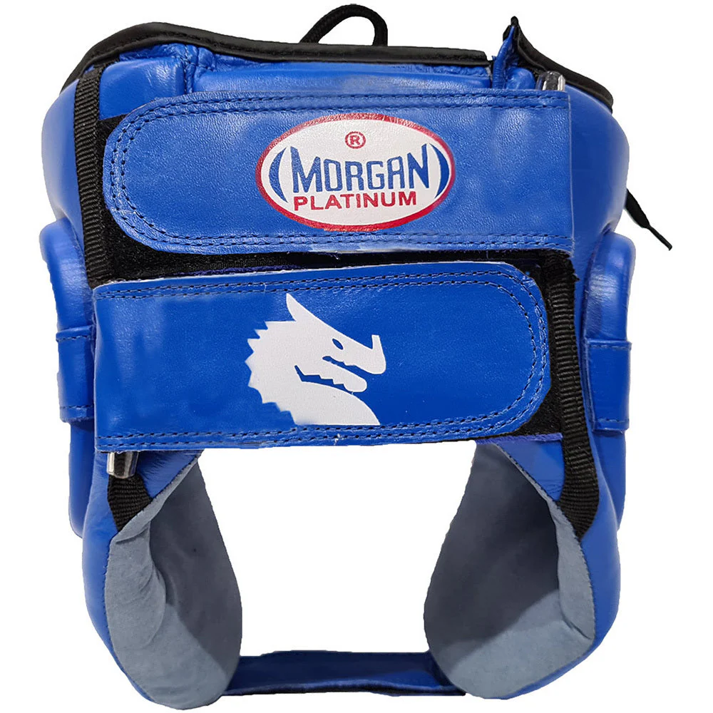 Morgan Boxing Leather Open Face Headgear - Image 9