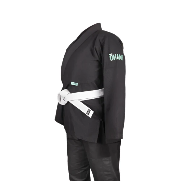 Okami Ladies BJJ Gi Set Hajimari Black - Image 2