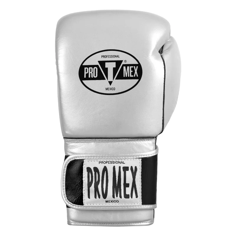 Pro Mex Professional Edge Boxing Gloves - Silver - Image 3