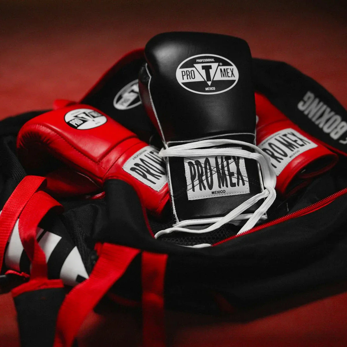 Pro Mex Professional Edge Lace Training/Sparring Boxing Gloves - Image 3