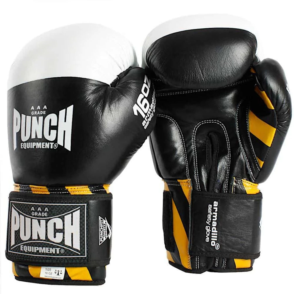 Punch Armadillo Safety Boxing Gloves Black