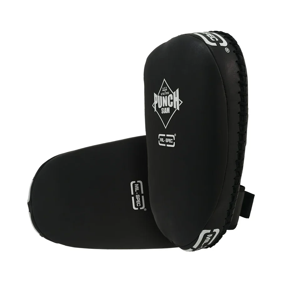 Punch Thai Pads - Mil Spec - Curved - Black - Image 2
