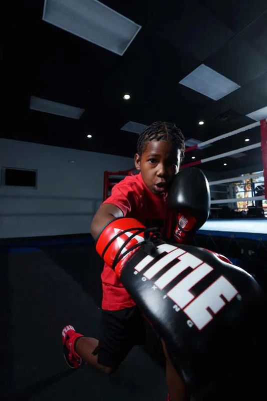 Title Boxing Pro Style Kids Lace Up Boxing Gloves - Image 3
