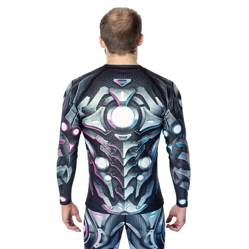 Raven Cyberpunk Rashguard - Image 2
