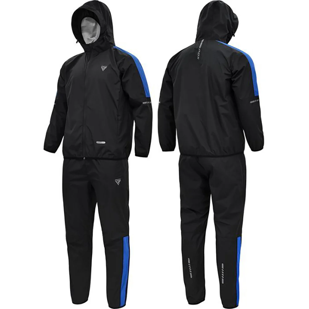 RDX Sauna Suit - Black/Blue