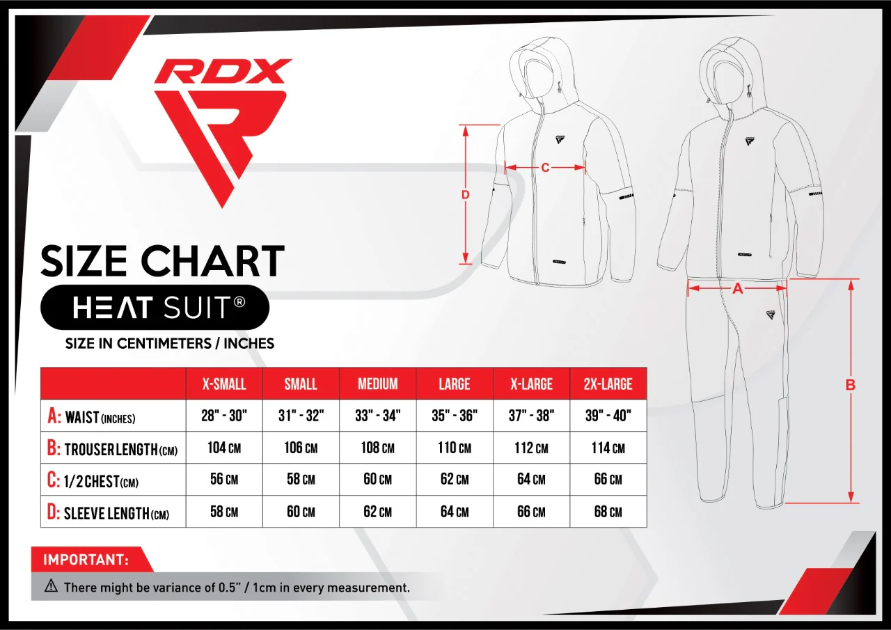 RDX Sauna Suit - Black/Blue - Image 2