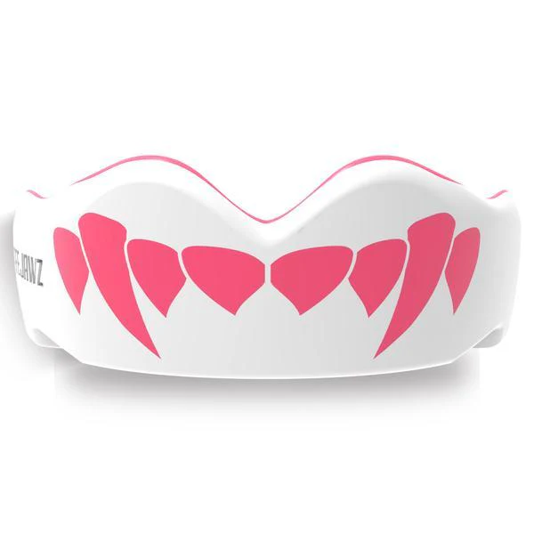 Safejawz Extro Series Pink Fangz Mouthguard - Image 2
