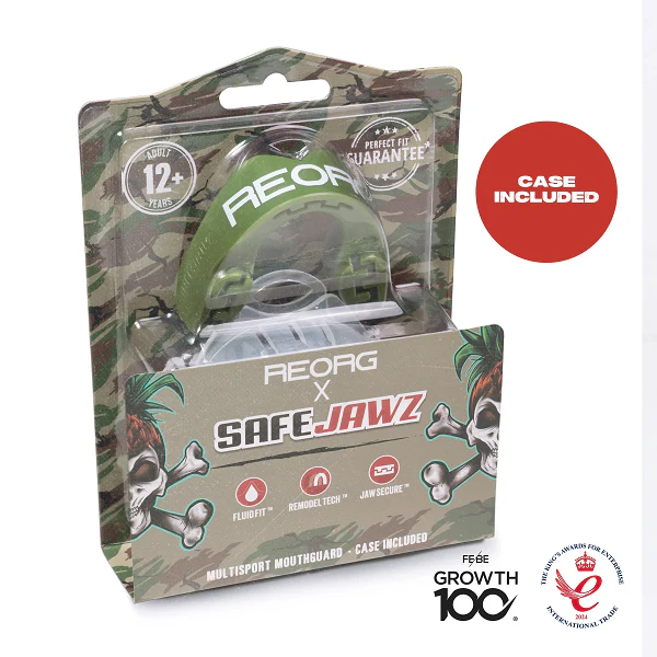 Safejawz Extro Series REORG Mouthguard Green - Image 6