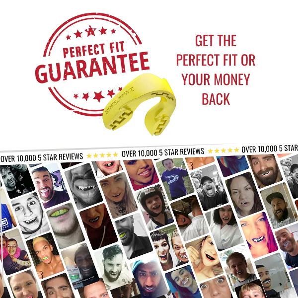 Safejawz Intro Range Mouthguard Fluro Yellow - Image 5