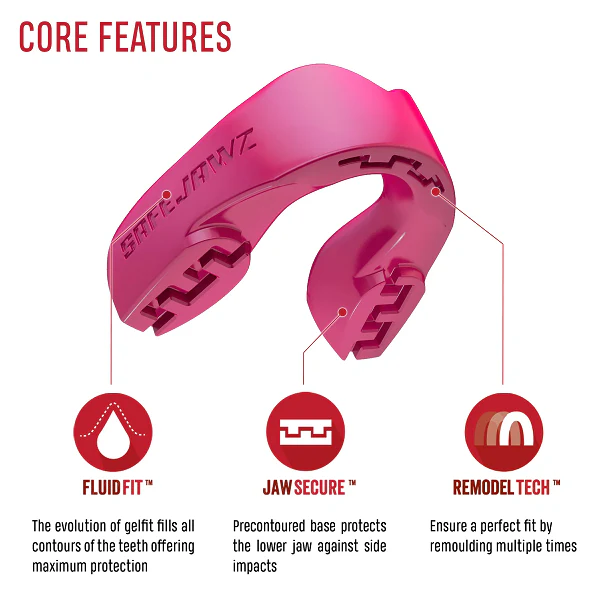 Safejawz Intro Range Mouthguard Pink - Image 3