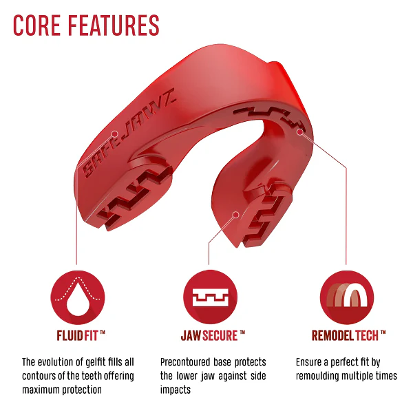 Safejawz Intro Range Mouthguard Red - Image 3